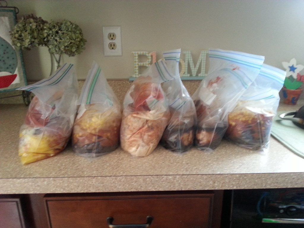 Meals prepped and ready to go.