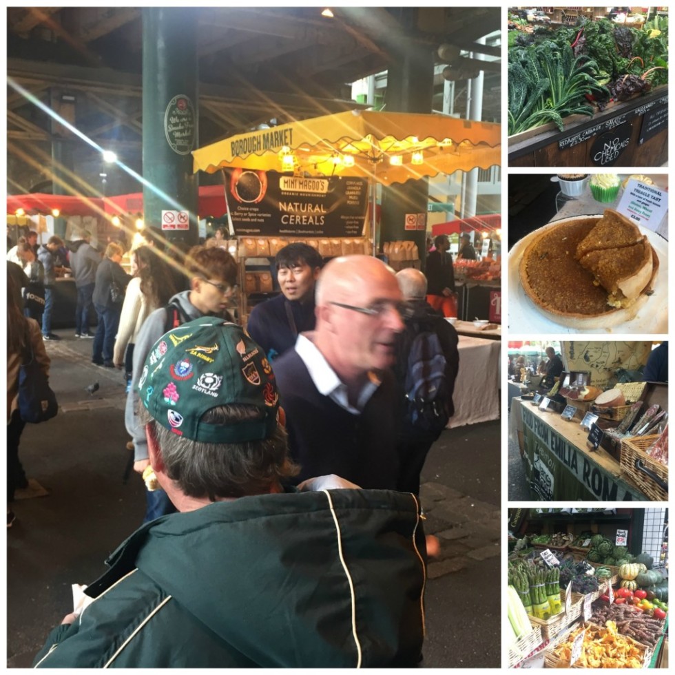 Bourough Market. A whole new world of people, sights, smells, and tastes, all in two city blocks. 
