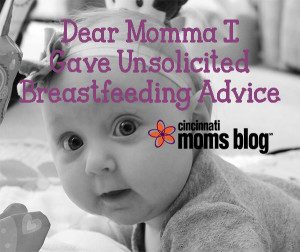 to the mom i gave breastfeeding advice copy