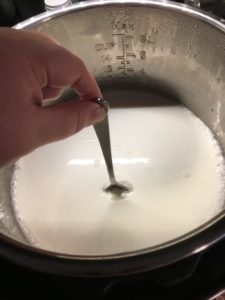 I made yogurt in my instant pot