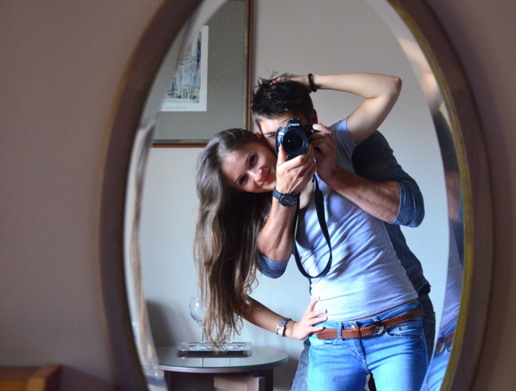 Romantic Woman Makes Selfie Poses Near Stock Photo 2249680149 | Shutterstock