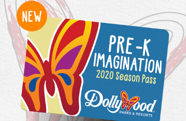 A rendering photo of the Dollywood Pre-K Imagination Pass