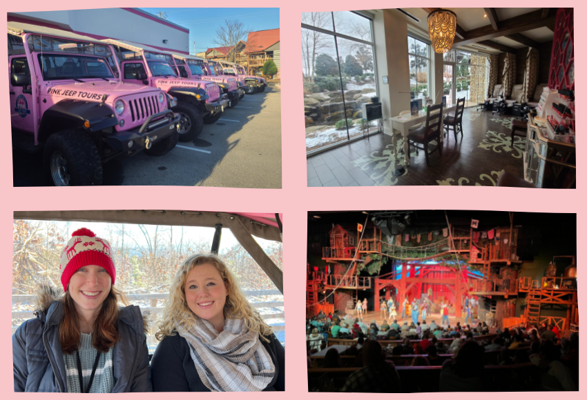 dollywood pink jeep tours, spa, and hatfield & mccoy