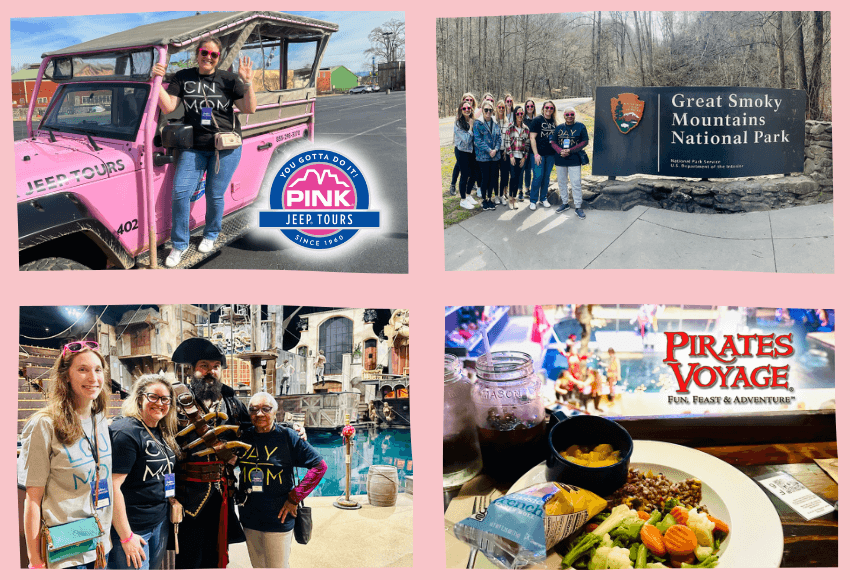 behind the scenes at dollywood pink jeep tours and pirates voyage dinner show