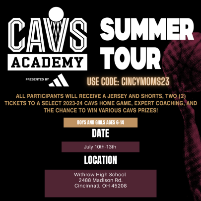 Cleveland Cavaliers cavs academy summer camp in cincinnati 2023